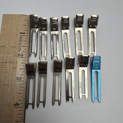 Pin Curl Hair Clips Vintage Metal Made in England Set of 12