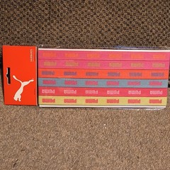 PUMA Multicolor Women’s Hairbands 6-Pack 80% Cotton 10% Nylon 10% Rubber