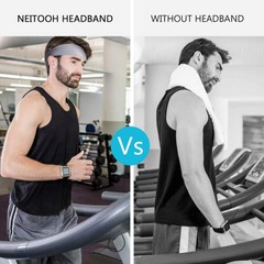 Fitness Sports Sweatband Men Sweatband Headband Elastic Yoga Headwrap Hair Band