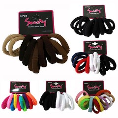 120 pcs Elastic Hair Ties Ponytail Rubber Bands Ropes Ring Scrunchies for Women