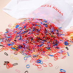 500/1000/2000Pcs Girls Colourful Disposable Rubber Band Hair Ties Headband Child