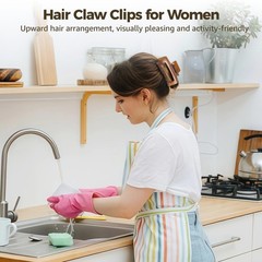 64 Pcs Hair Clips Bulk for Women – 3.35 in / 8.5 1 Count (Pack of 64), Black