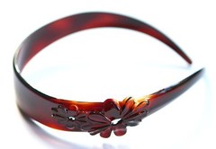 French Headband Celluloid Tortoise Shell Women Headpiece Hair Band Hair Clip T30