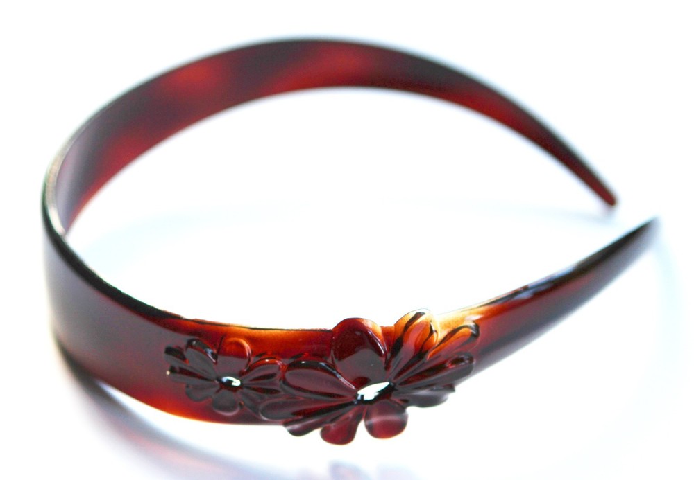 French Headband Celluloid Tortoise Shell Women Headpiece Hair Band Hair Clip T30