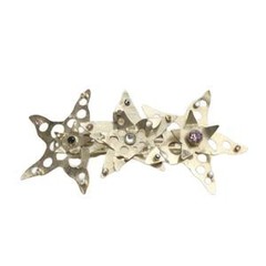 acca Gold Star Motif Barrette Hair Accessory B Grade 4.2cm x 9cm