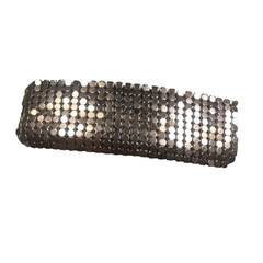 Gold Tone Hair Barrette Tension Clip 1960’s Design Home Made Craft