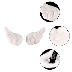 Cartoon Angel Wing Hair Clips Cute Plush Hairpins Lovely Non Slip Barrettes