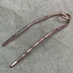 Metal Hair Stick Artist Made Copper