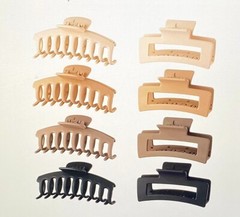 8 Pcs Large Hair Claw Clips for Women For Thick Thin Curly Hair,Nonslip Matte Sq