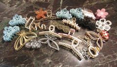Large Assorted Lot Plastic & Metal Hair Claw Clips Fancy Fashion Hair Claw Clips