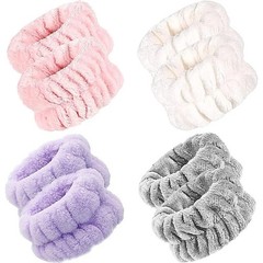 Wrist Washband Microfiber Wrist Wash Towel Band Wristband Scrunchies for Wash Fa