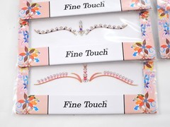 36 WHOLESALE LOT BRIDAL BINDI CARDS HANDMADE BHINDI BODY JEWELRY :SET OF 36