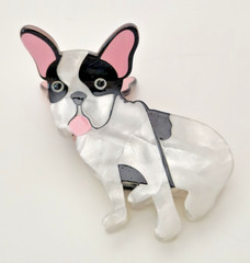 Piper K Dogs Hair Claw Clip French Bulldog