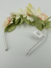 NEW ICING Claires Pastel Flowers Headband Womens Hair Accessory