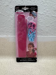 Gimme Style Cutter Comb w/ Elastics designed to remove hair elastics painlessly
