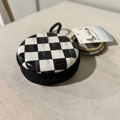 Goody x MacKenzie Childs Elastic Band Pouch Bag Charm Courtly Check – 15 ct