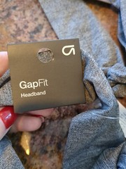 Lot 4 new GAPfit gap twist-front True grey space dye Headband $14+ ea! One size