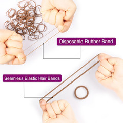 85PCS Hair Nets for Buns-24inch Invisible Mesh Bun Nets for Ballet Girls,Brown H