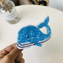 Piper K Glitter Dolphin Hair Barrette – Adorable Sea Creature Clip