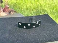 New Gorgeous Hair Barrette w Shinny Swarovsky Crystals Jewelry Hair Accessories