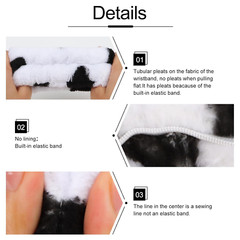 6PCS Spa Headband and Wristband Set, Face Wash Headband Makeup Skincare Headband