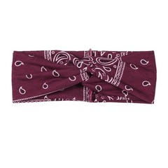 Boho Headbands 3PCS Leopard Hair Bands Knotted Turban Wraps Cloth Red Blue Black