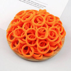 20/30/50/100/200Pcs Colorful Hairband Black Grey Rubber Band Nylon Hair Elastic