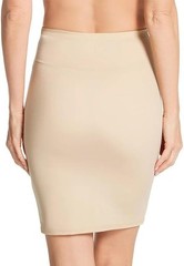 InstantFigure Compression Shapewear Tummy Control Slip Skirt WHITE Size LARGE