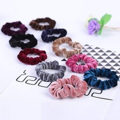 KINGMAS 10 Pcs Hair Ties 1 Count (Pack of 1), Set 10 – Velvet