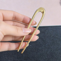 New Simple U Shaped Hairpin Metal Hair Sticks U French Hair Clips Pins Fashionab