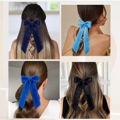 hisial 4PCS Ruffle Layered 1 Count (Pack of 4), Black/Navy/Royalblue/Blue