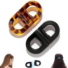 Magnetic Hair Clips, 2 Pack, Strong Hold No-Slip, No-Crease, Polycarbonate, A…
