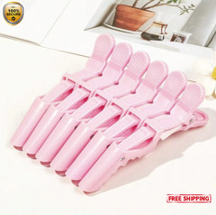 6pcs Hair Styling Clips – Professional Crocodile Sectioning Salon Tools – NEW