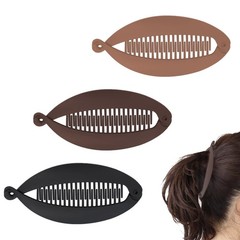 3pcs Large 1 Count (Pack of 3), Multi-color (Black, Dark Brown, Light Brown)