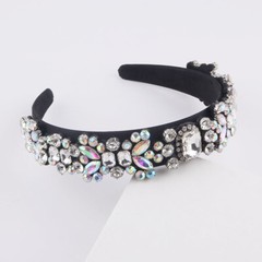 Women Baroque Crystal Hairband Embellished Headband Jewelled Hair Accessories
