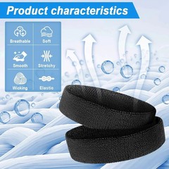 6pack Sports Headband Yoga Gym Sweatband Women Men Hair Bands Head Sweat Band US