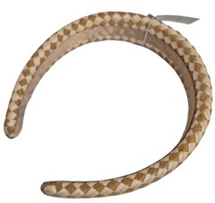 J.Crew Factory Woven Puff Headband in Natural Woven One Size CI991 New with Tags