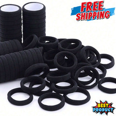 Men Women Hair Ties Soft Seamless Hair Bands Fr Thick Thin Hair Ponytail Holders