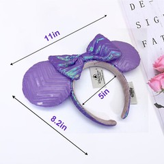 US Minnie Mouse Ears Spring Iridescent Purple Lavender Disney-Parks Headband