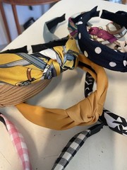 Lot Of 14 Fabric Knot Headbands Different Patterns