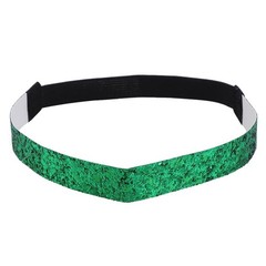 Adjustable Elastic Sequin Headband Sparkly Glitter Hairband for Women Girls P…