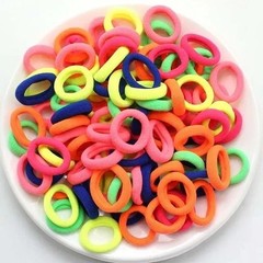 200 PCS Elastic Hair Ties Band Rope Ponytail Scrunchies Hair Holder for Girls