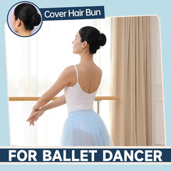 Bun Hair Net, 50 Pcs 24 Inch Black Hair Nets for Food Service Workers Invisible