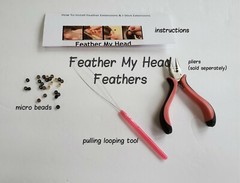 Hair Feathers – 6 Pc – Select Length Up to 16 Plus Inches Long – Cupcake Mix