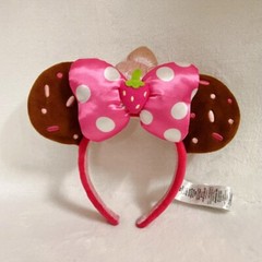 US Disney Park Mickey Minnie Mouse Ears Headband Sequined Disneyland Sequined