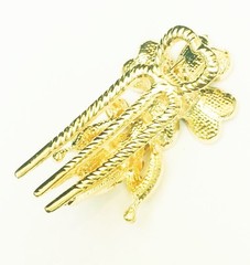 USA SELLER Crystal Hair Clip Bobby Pin Rhinestone Flower Claw Jaw Colorful