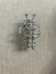 Emi Jay Heartbreaker Clip in Metallic Silver