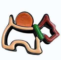 Puppy Hair Claw Clip Casual Sports Wear Cute Dog Hair Accessory