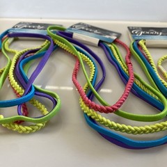 (15ct) Goody Ouchless Headbands No Metal Elastic Headband Pink Purple Blue Green