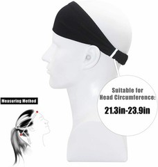 Unisex Headband Sports Running Sweat Head Bands Sweatbands Hair Band for Workout